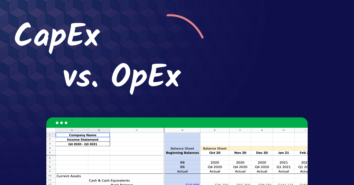 CapEx Vs. OpEx: What's The Difference?